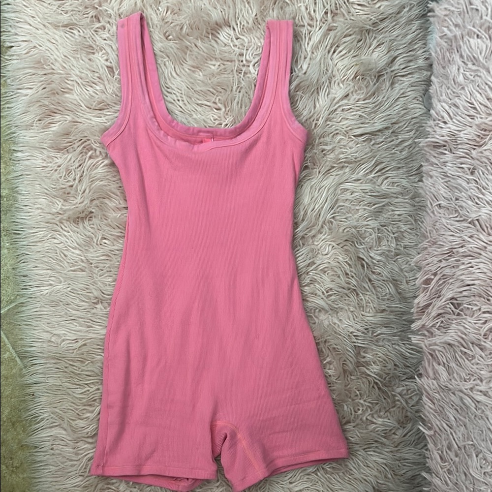Skims pink onesie